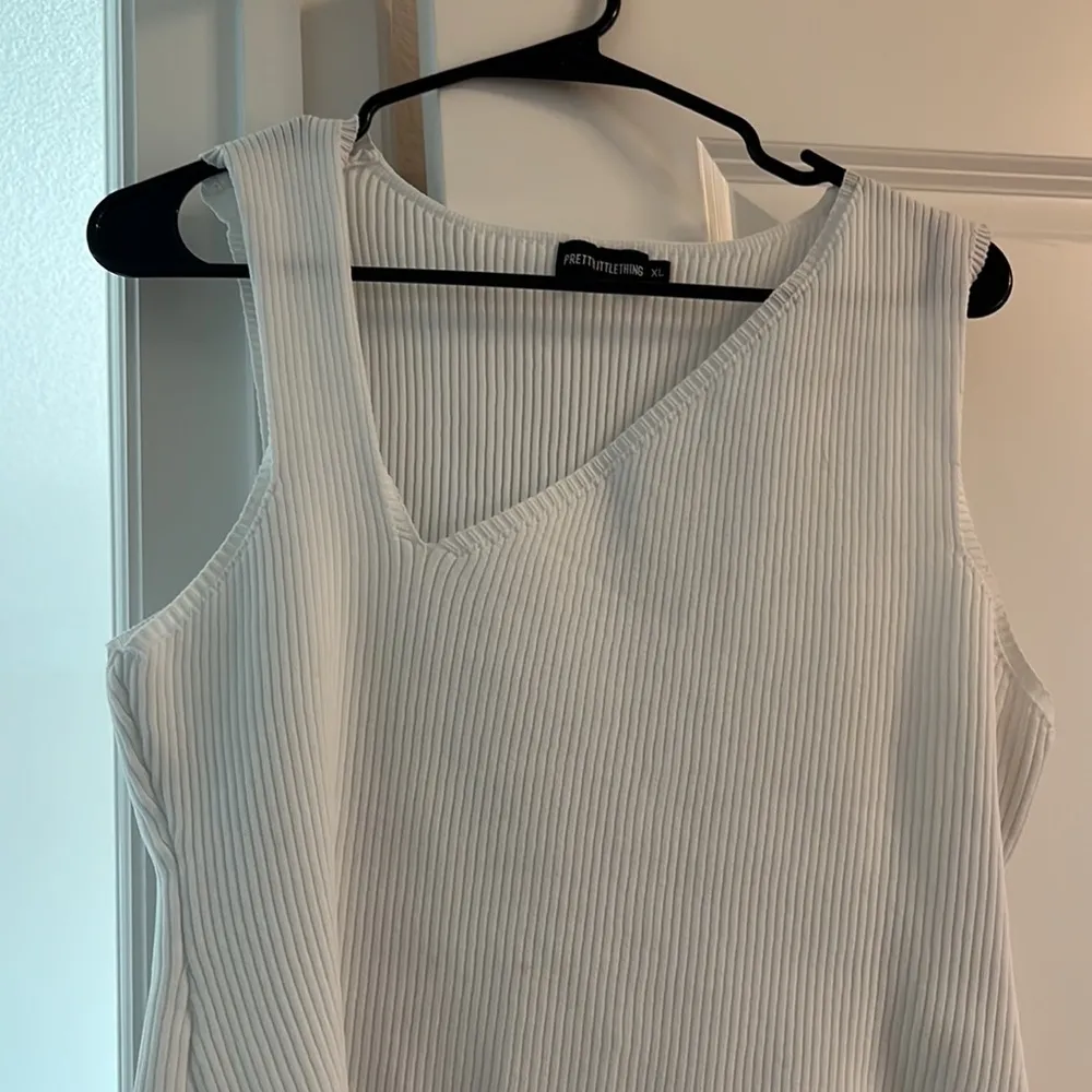 Chest cut out pretty little thing extra large white bodysuit - Image 2