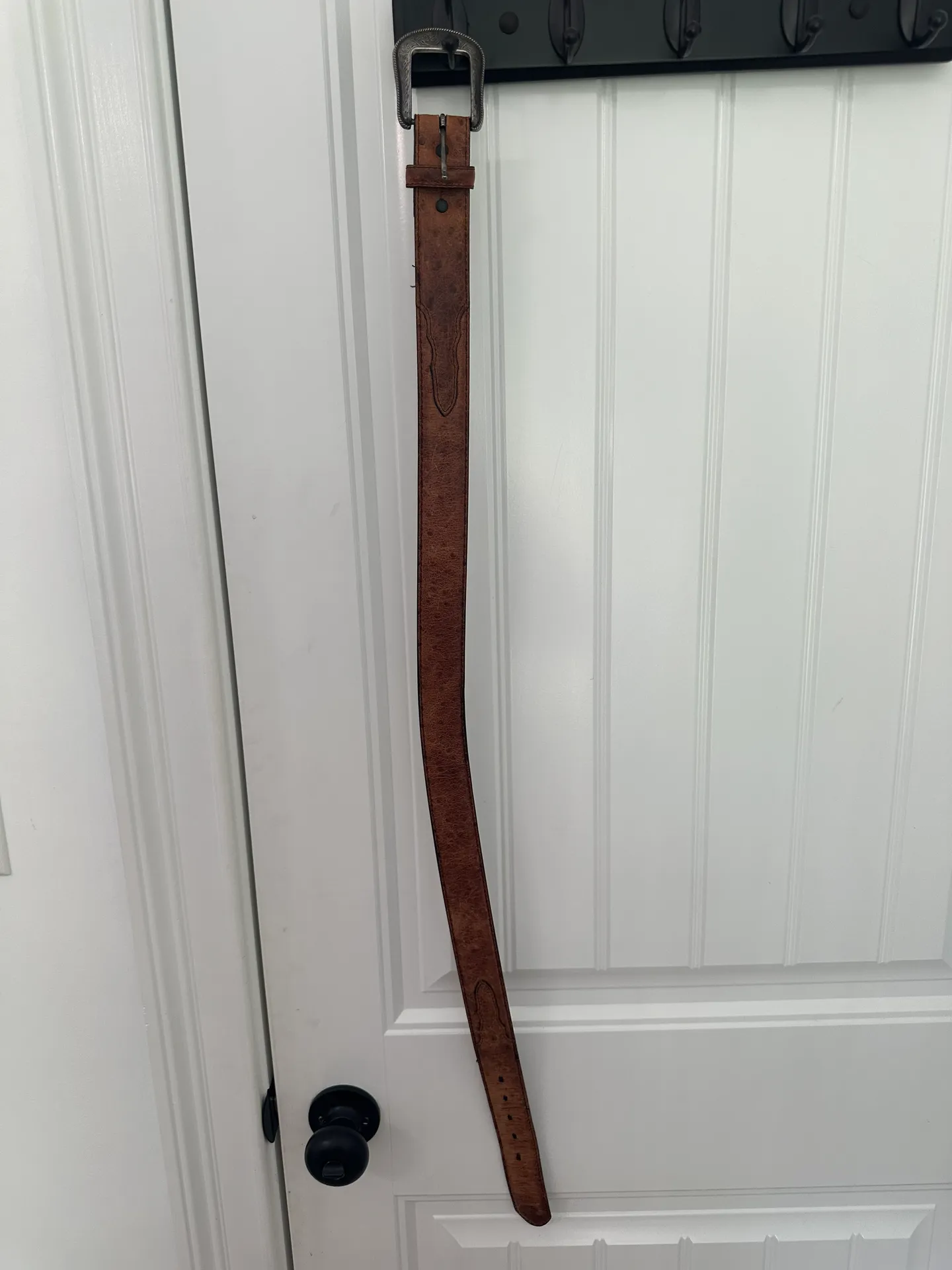 JD Leather Belt Brown - Image 3