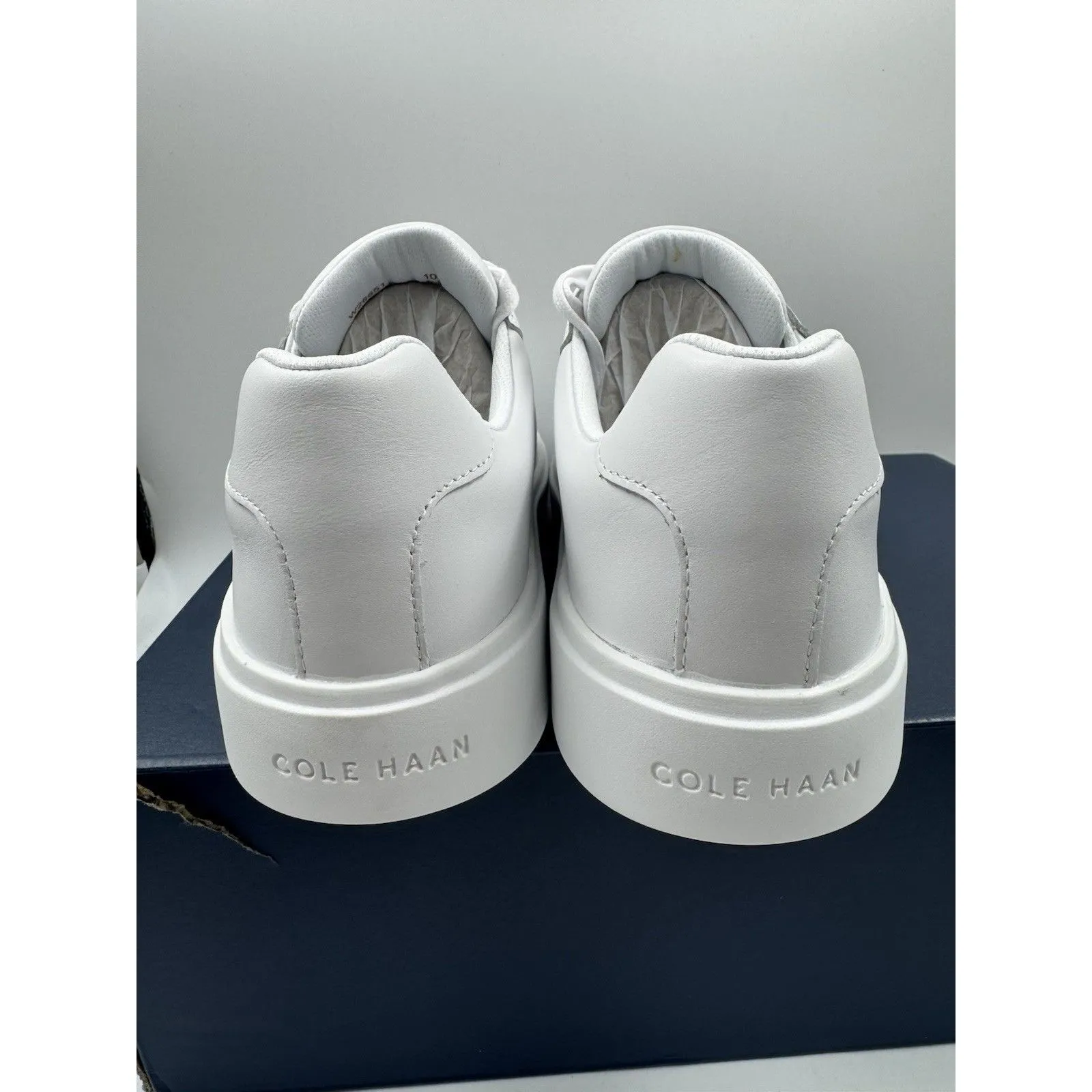 Cole Haan Leather Women Grand Crosscourt Daily Sneaker White/Argento W26651 10 - Image 5