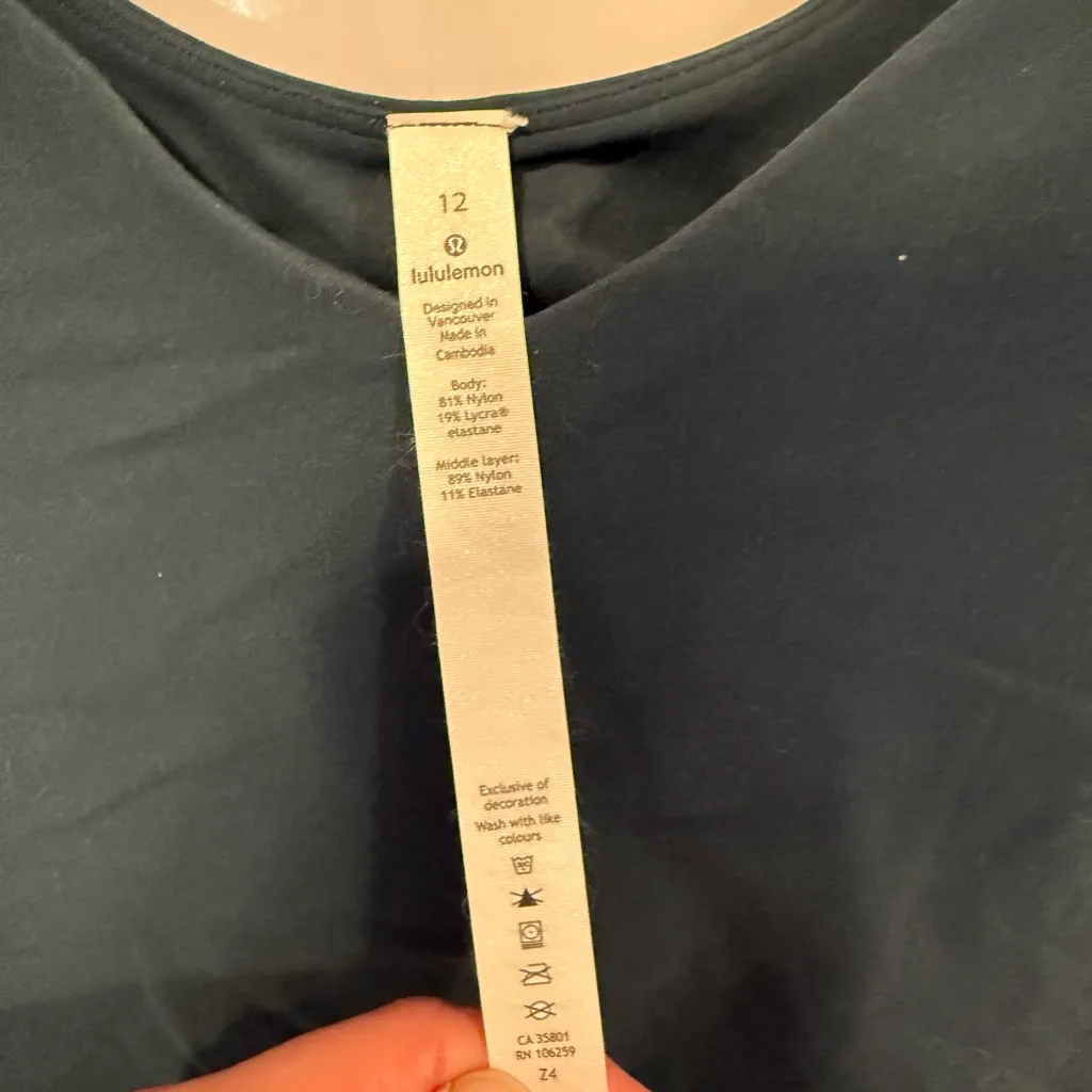 Lululemon Athletica Dark Teal Align Tank Top - Image 2