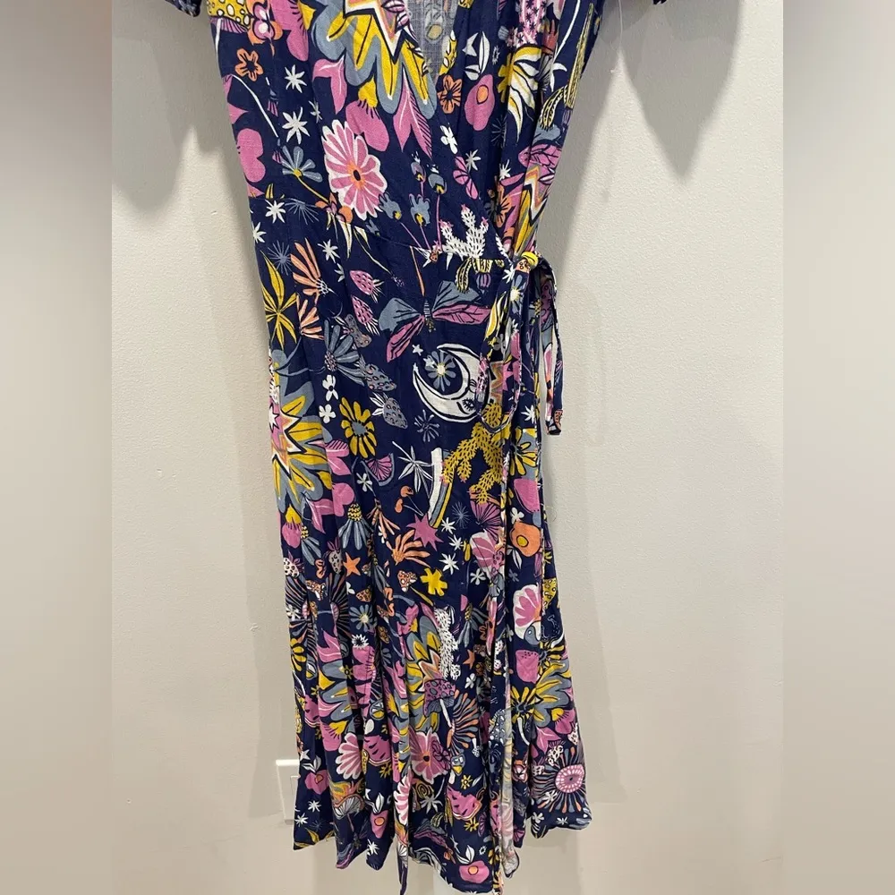ModCloth Kaleidoscopic Dreamscape Midi‎ Wrap Dress Size 2 - Image 5