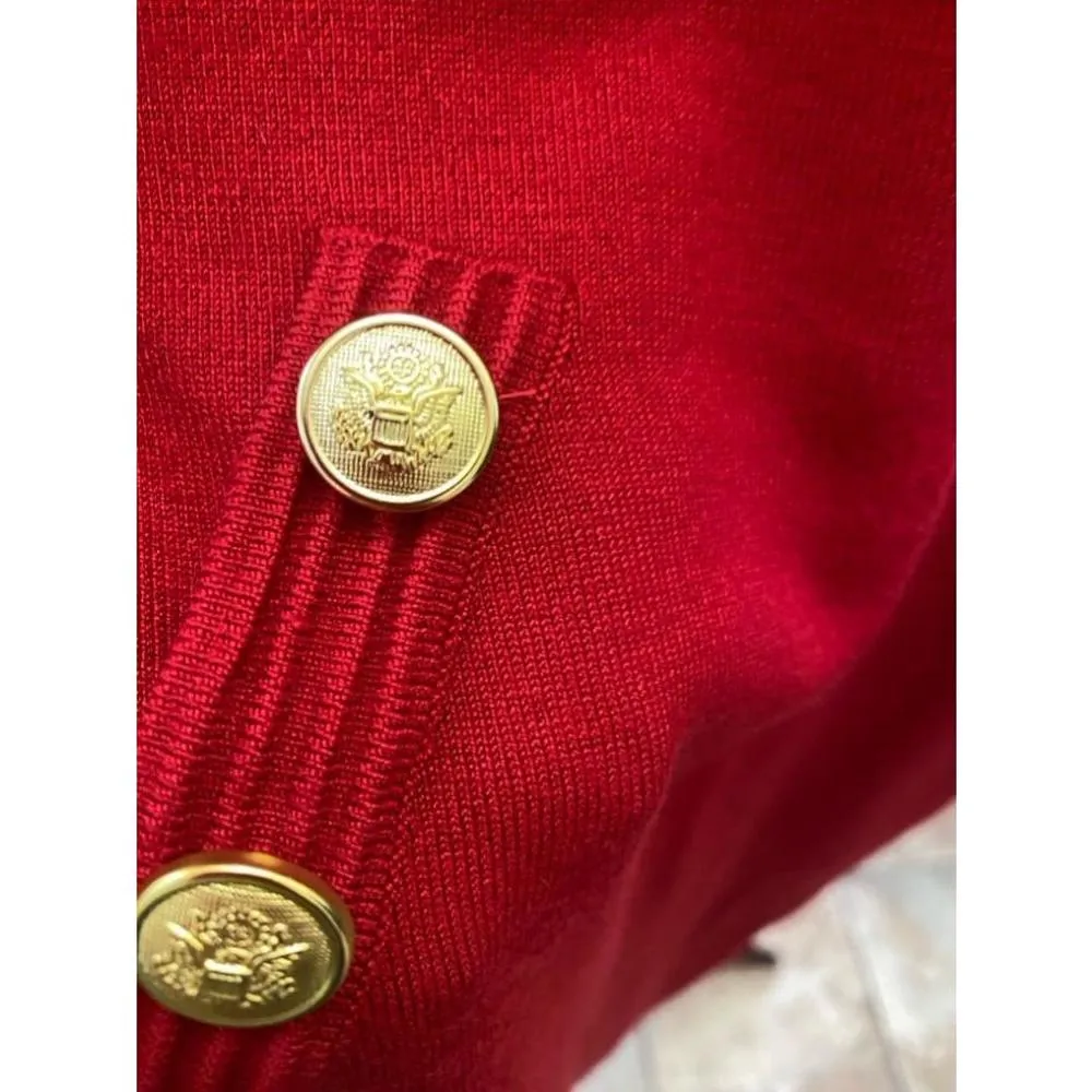 Women's DKNY Red Sweater Dress Size S - Image 5