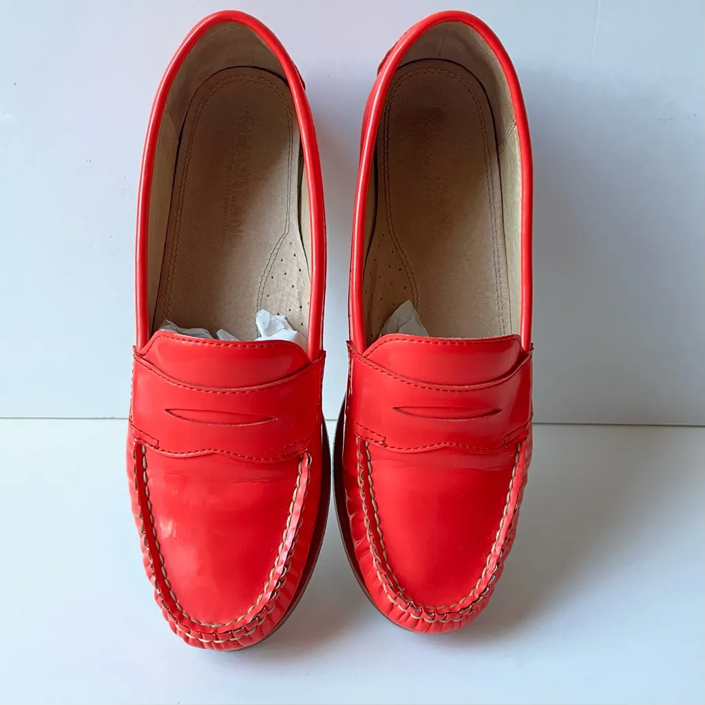 EASTLAND• Chandler Coral Patent Leather Loafers•Sz 8 - Image 4