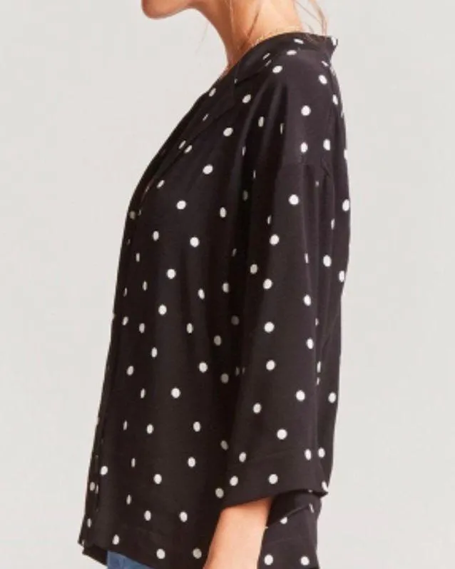 NWT Black Polka Dot Blazer - Image 3