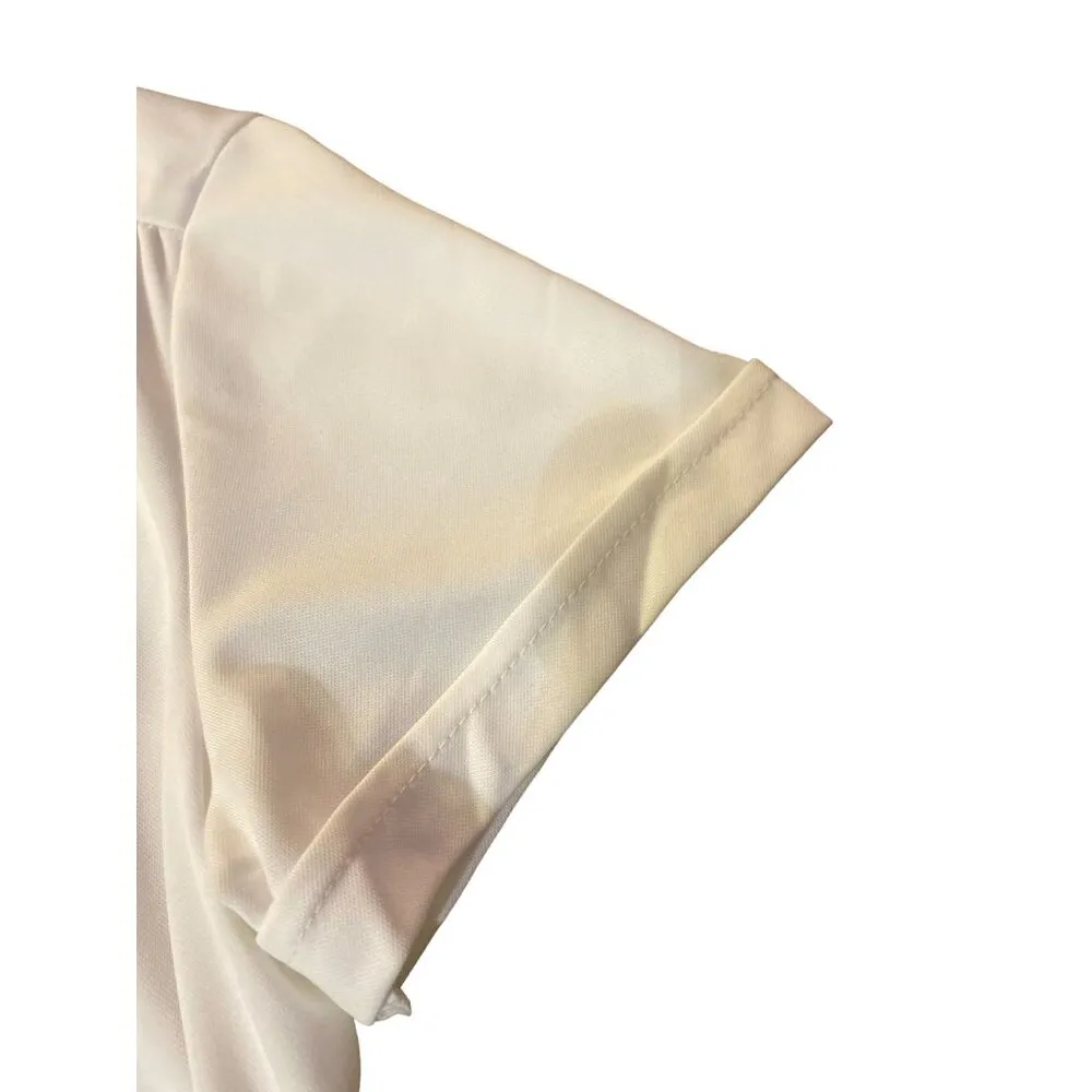 Vintage Lee Mar Blouse Womens 14 NEW Pageantry Knit Cream - Image 12