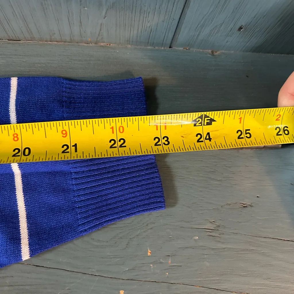 NWOT Isaac Mizrahi Blue and White Striped Pullover Sweater | Sz XL - Image 9