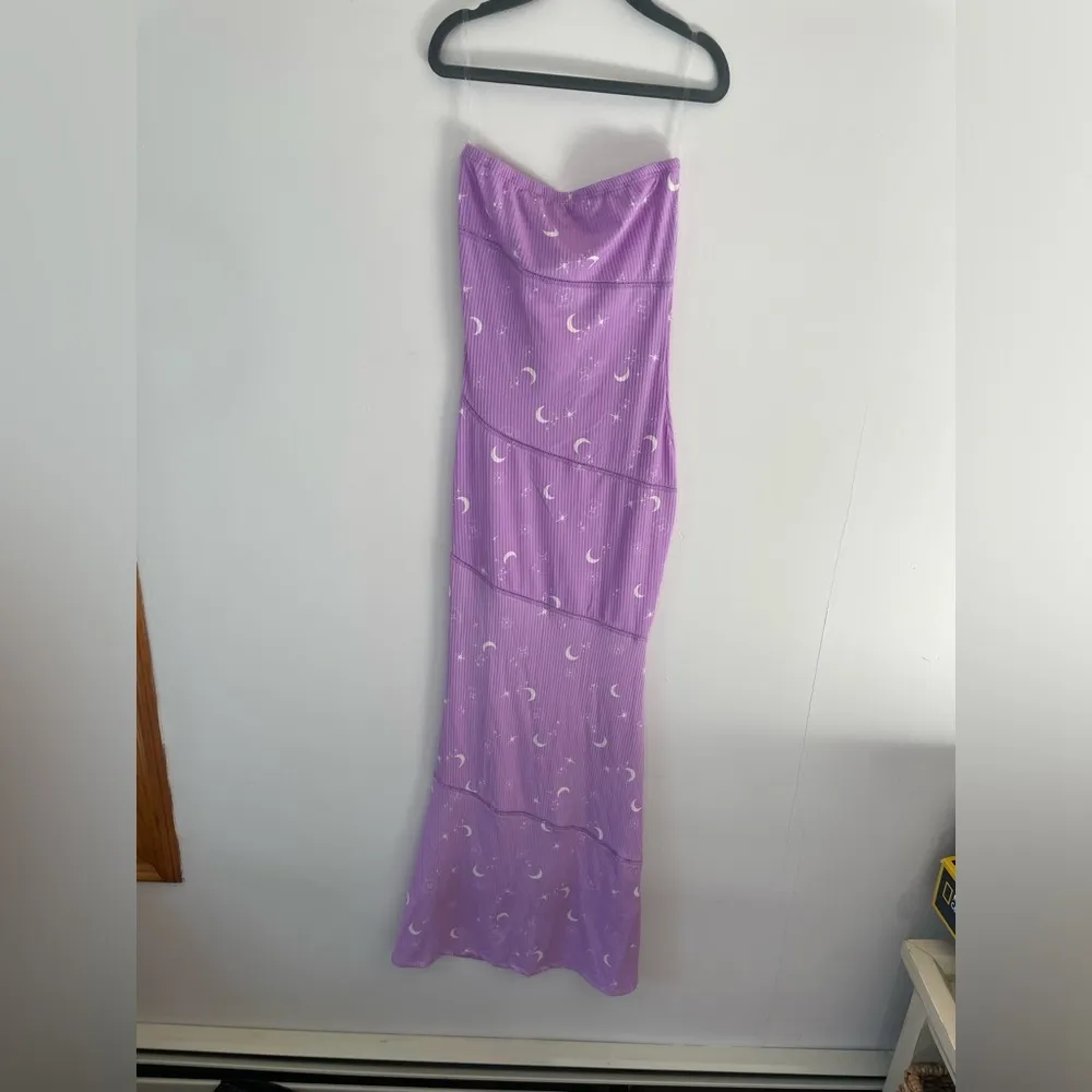 See You Monday Womens Maxi Dress Strapless Lavender Size XS new with tags - Image 5
