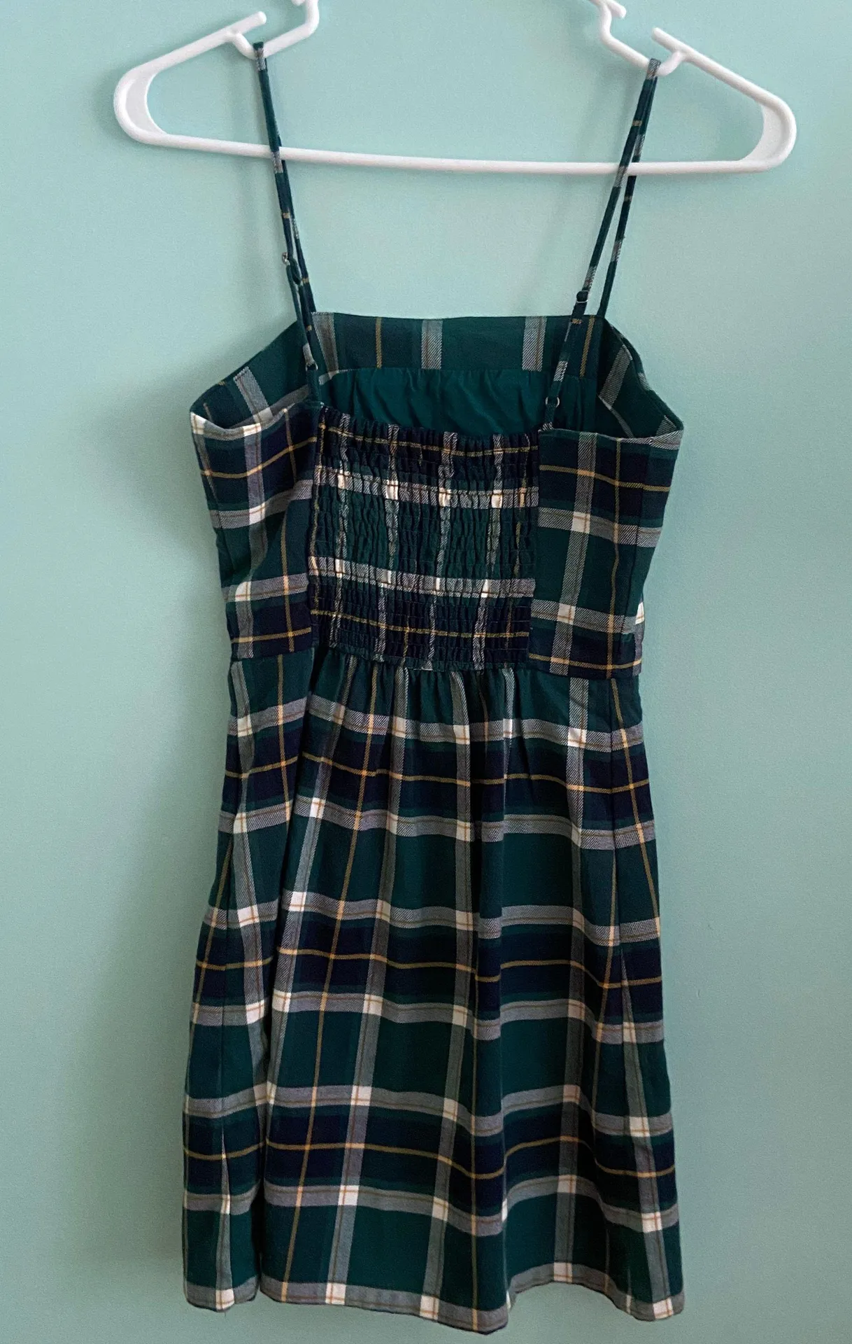 Aeropostal Green Plaid Dress - Image 3