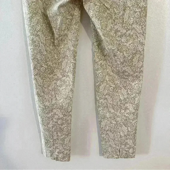 Orvis‎ Skinny Leg Chino Pants Women’s Size 6 Stretch 4 Pockets Floral - Image 7