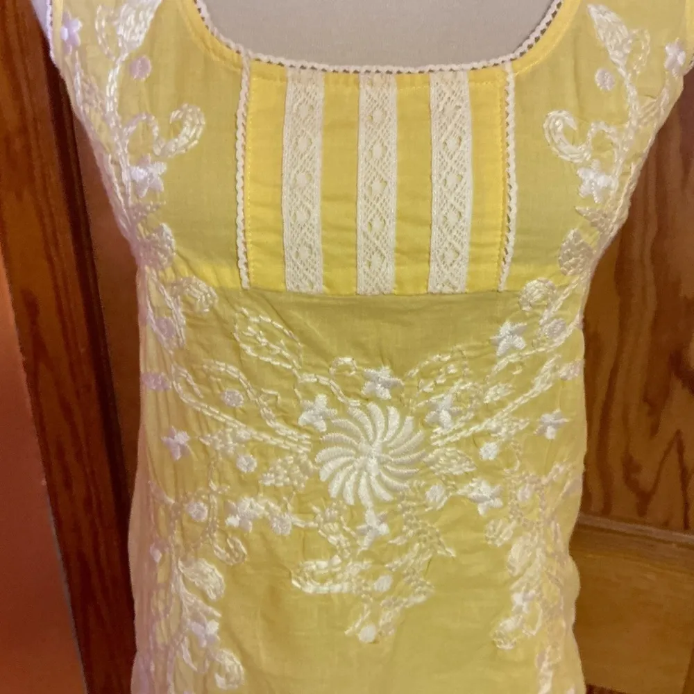 Miss Me Embroidered Tank Top | Boho Lace Trim Sleeveless Blouse - Image 7