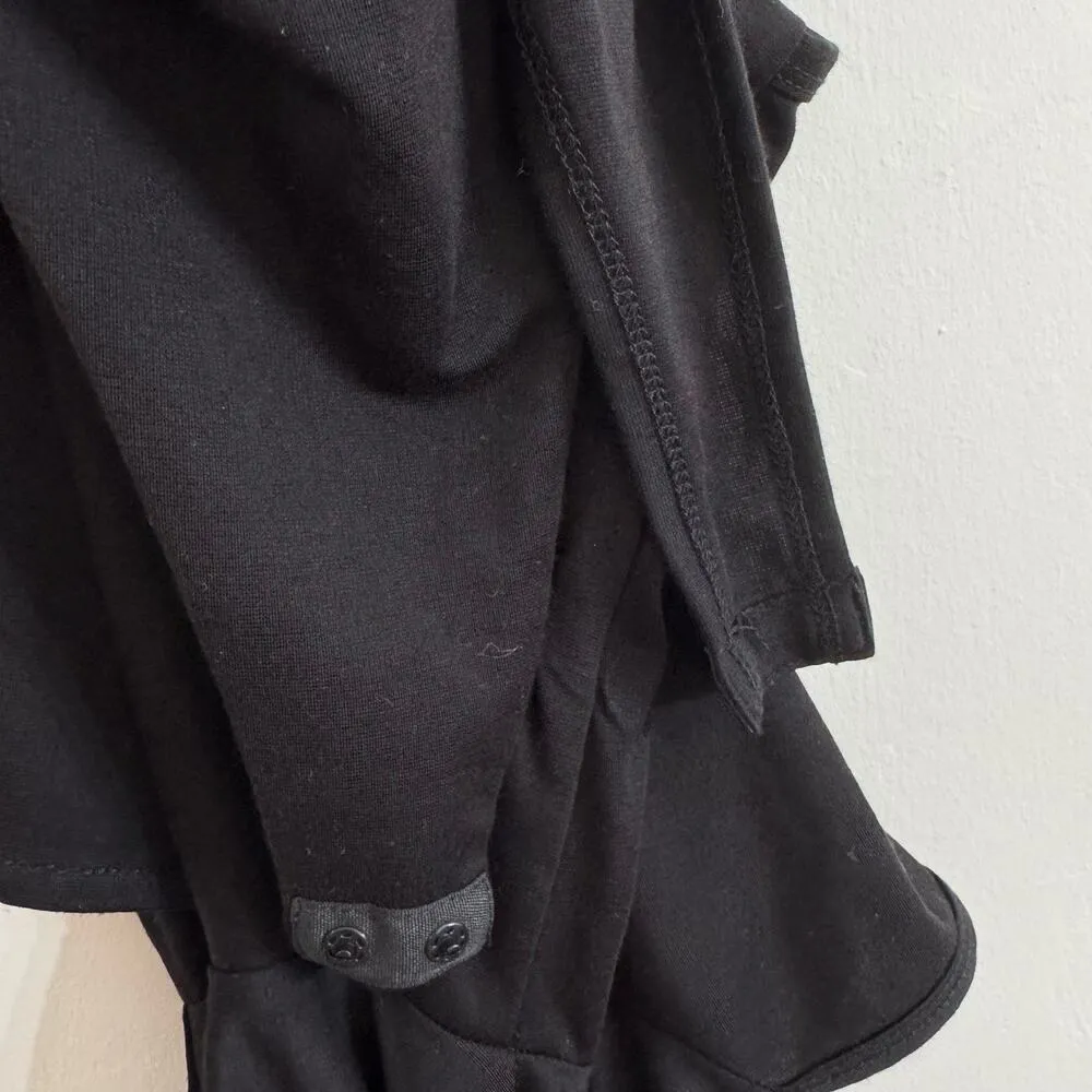 BB Dakota x Steve Madden Romance Language Black Long Sleeve Bodysuit Size Large - Image 11