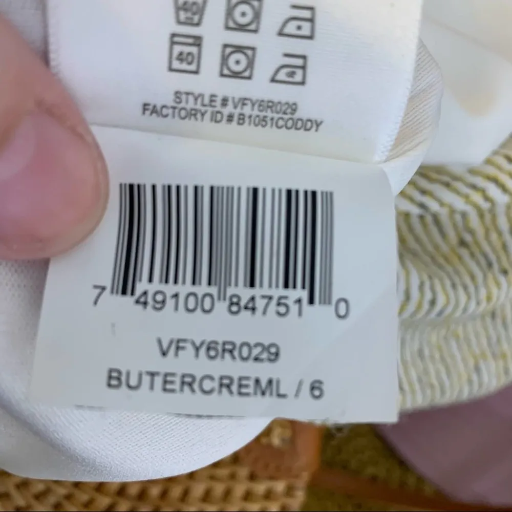 BCBGeneration yellow stripe ruffle halter dress 6 - Image 5