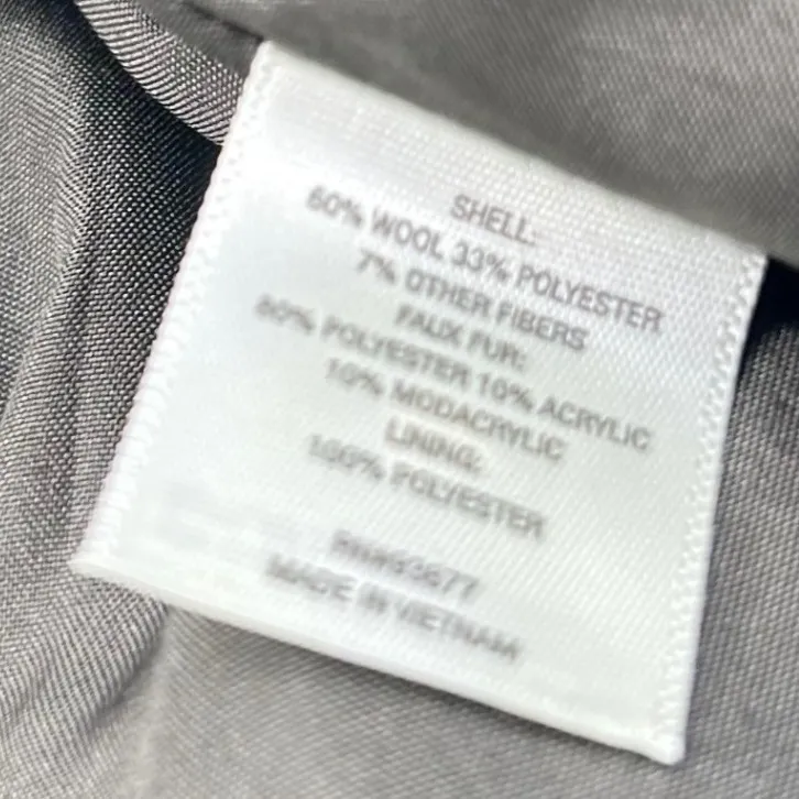 A New Approach Women Moto Jacket Size XL‎ Earthy Green Sherpa Assymetrical Zip - Image 10