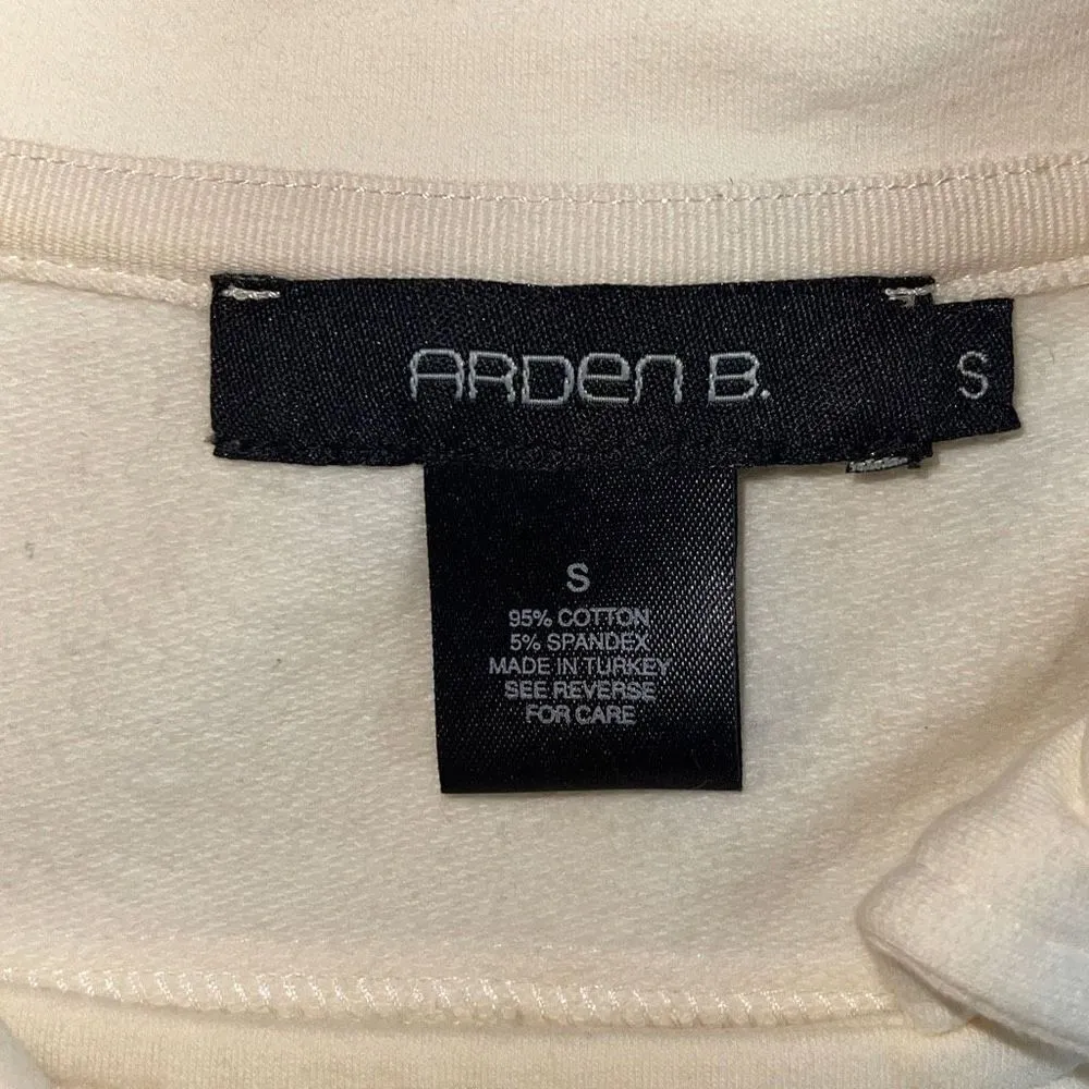 Arden B‎ Women's Blazer Jacket Coat Snap Button Up Embroidery Beige Size Small - Image 6