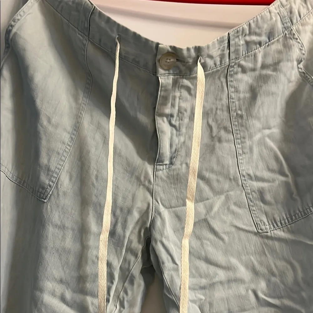 Light Denim style Drawstring Pants - Image 2