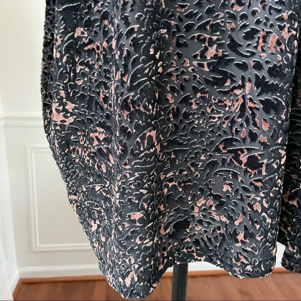 We The Free People Teddy Boxy Top Cheetah Combo S - Image 7