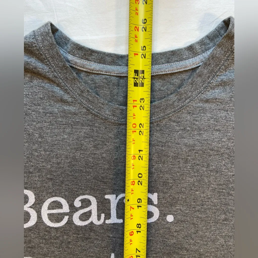 The‎ Office Tee Shirt Bears. Beets. Battlestar Gallactica. Size Medium Gray - Image 5