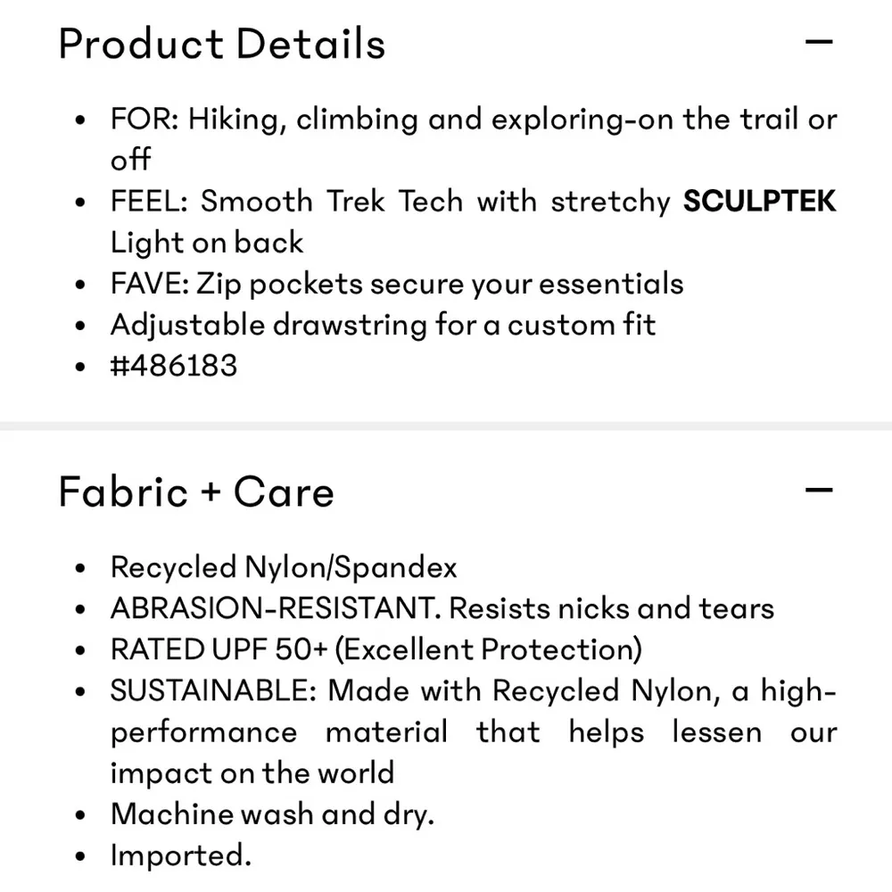 Athleta Black Headlands Hybrid Trek Jogger Pant Size 2 - Image 10