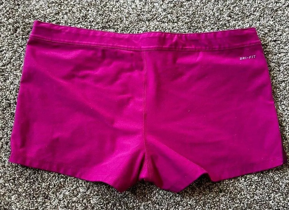 Nike pink and black booty shorts - Image 4