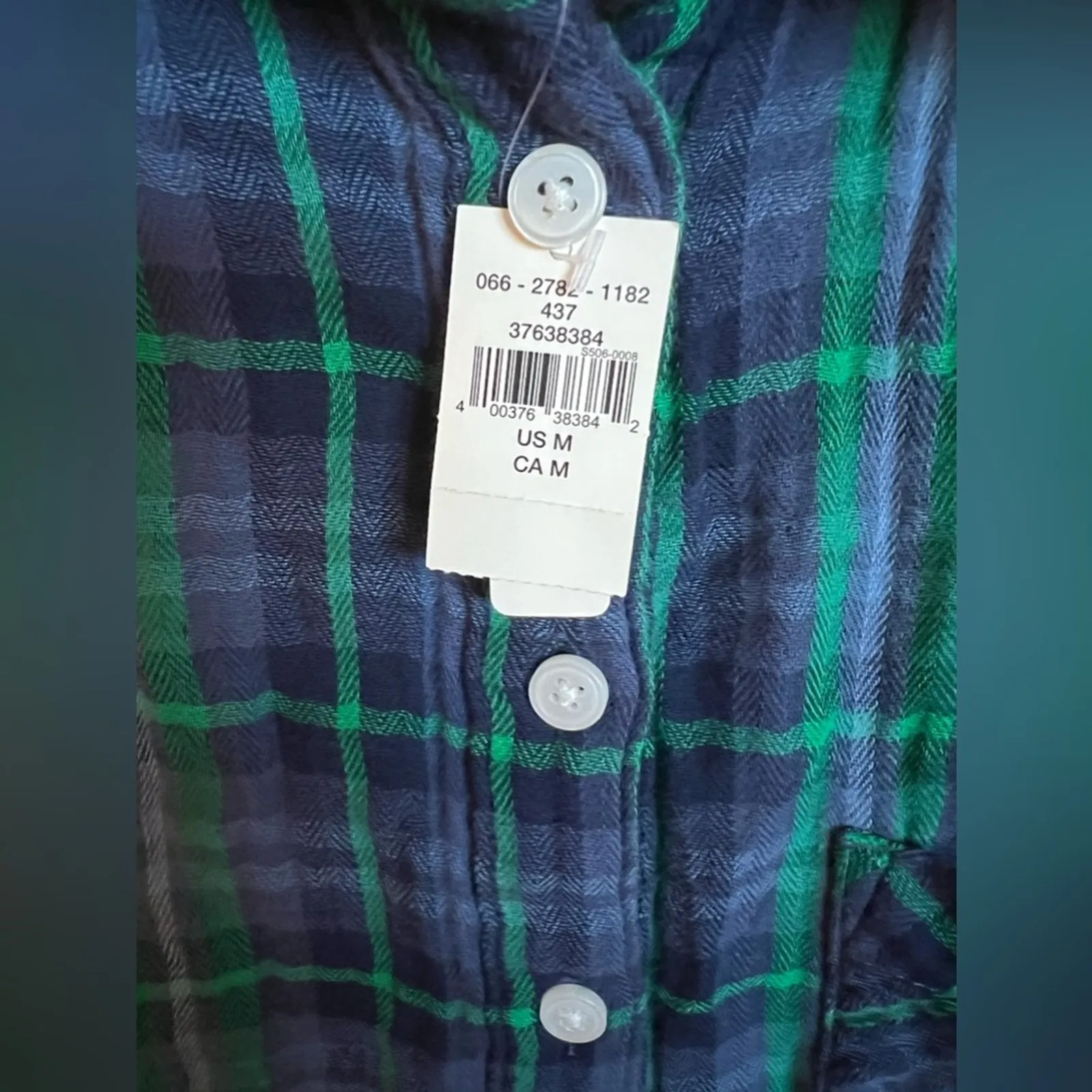 Aerie Plaid Button Down Long Sleeve Shirt - Image 4