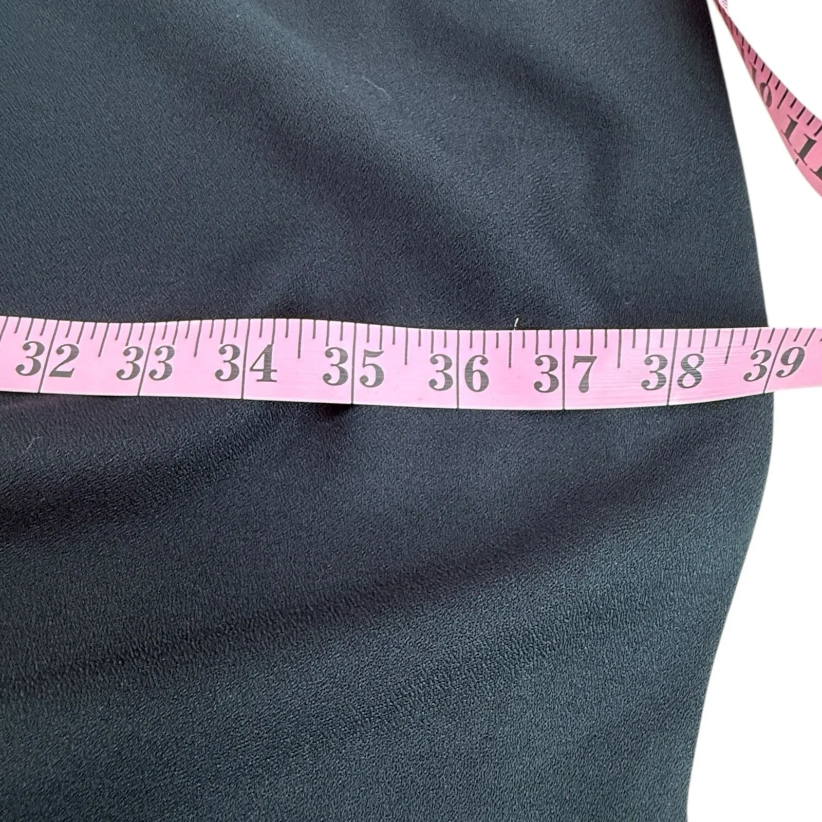 Late Edition‎ Ltd Vintage 80s Black Puff Sleeve Dress 4 Bow Cocktail Party Retro - Image 4