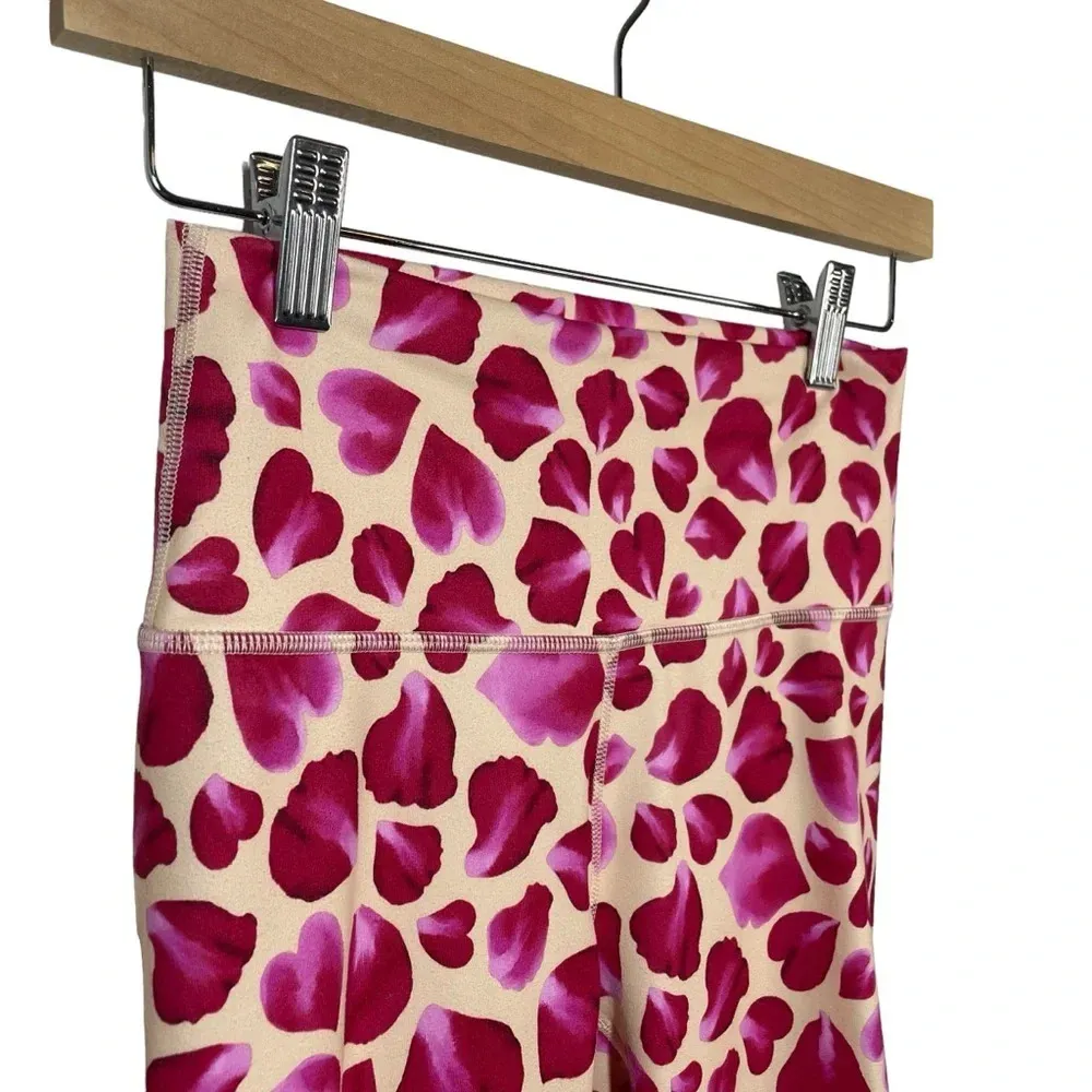 Fabletics Define PowerHold High-Waisted Petal ⅞ Leggings Yellow/Pink/Red Size XS - Image 6