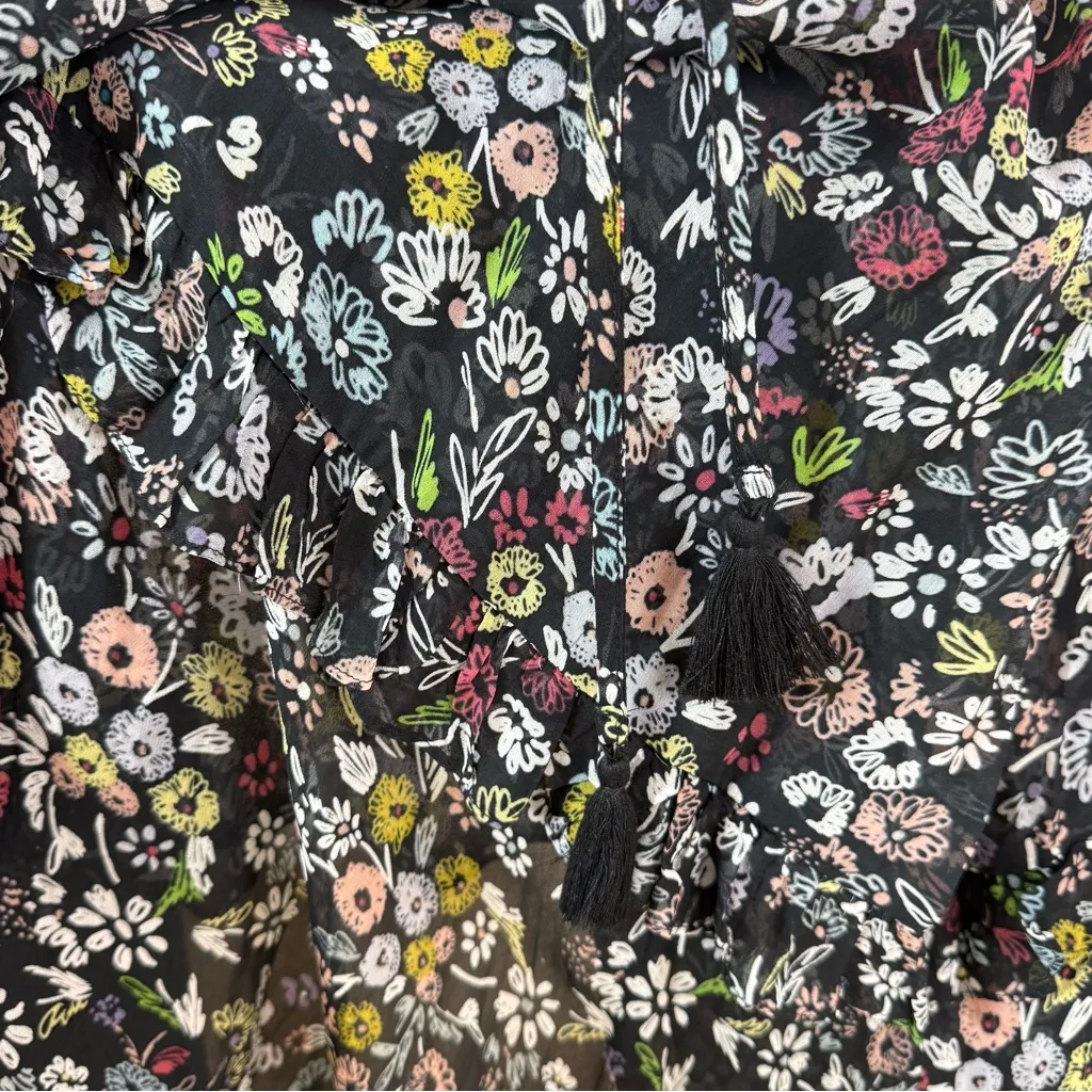 Rebecca Minkoff Loma Floral Dress in Balboa Garden Print Western Maxi Size 6 - Image 12