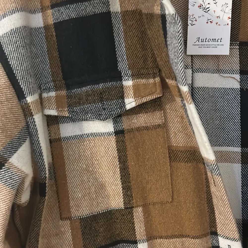 Automet plaid Shacket - Image 3