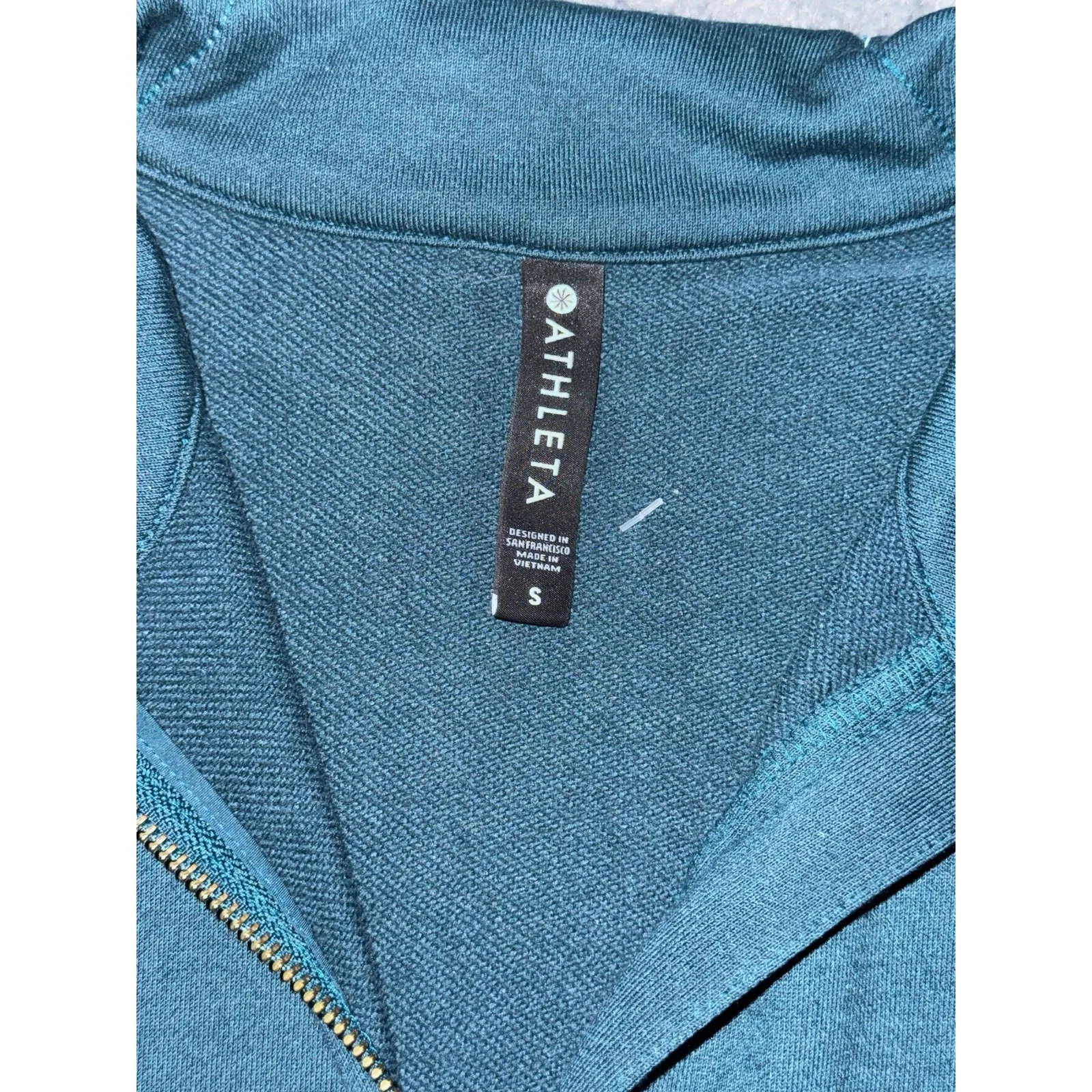 Athleta Women's Crosstown Track Dress Oceanic Teal Size Small - Image 6