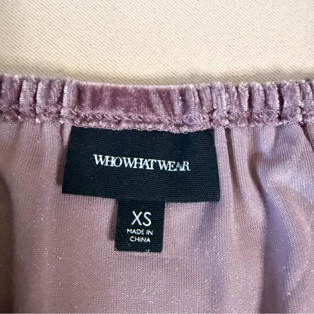 Whowhatwear velvet camisole - Image 6