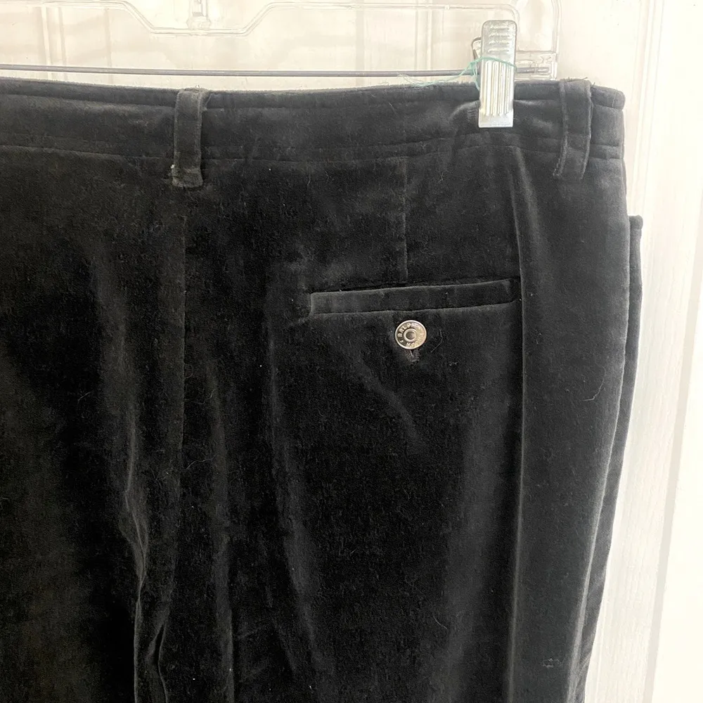 Ralph Lauren Charcoal Grey Velvet Pants - Image 9