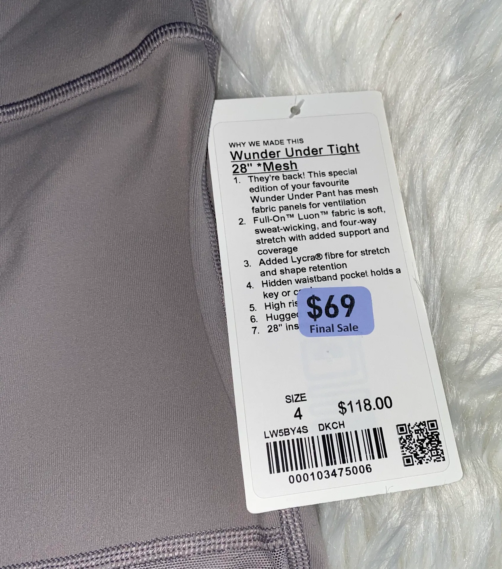 Lululemon Wunder Under Tight 28” - Image 8