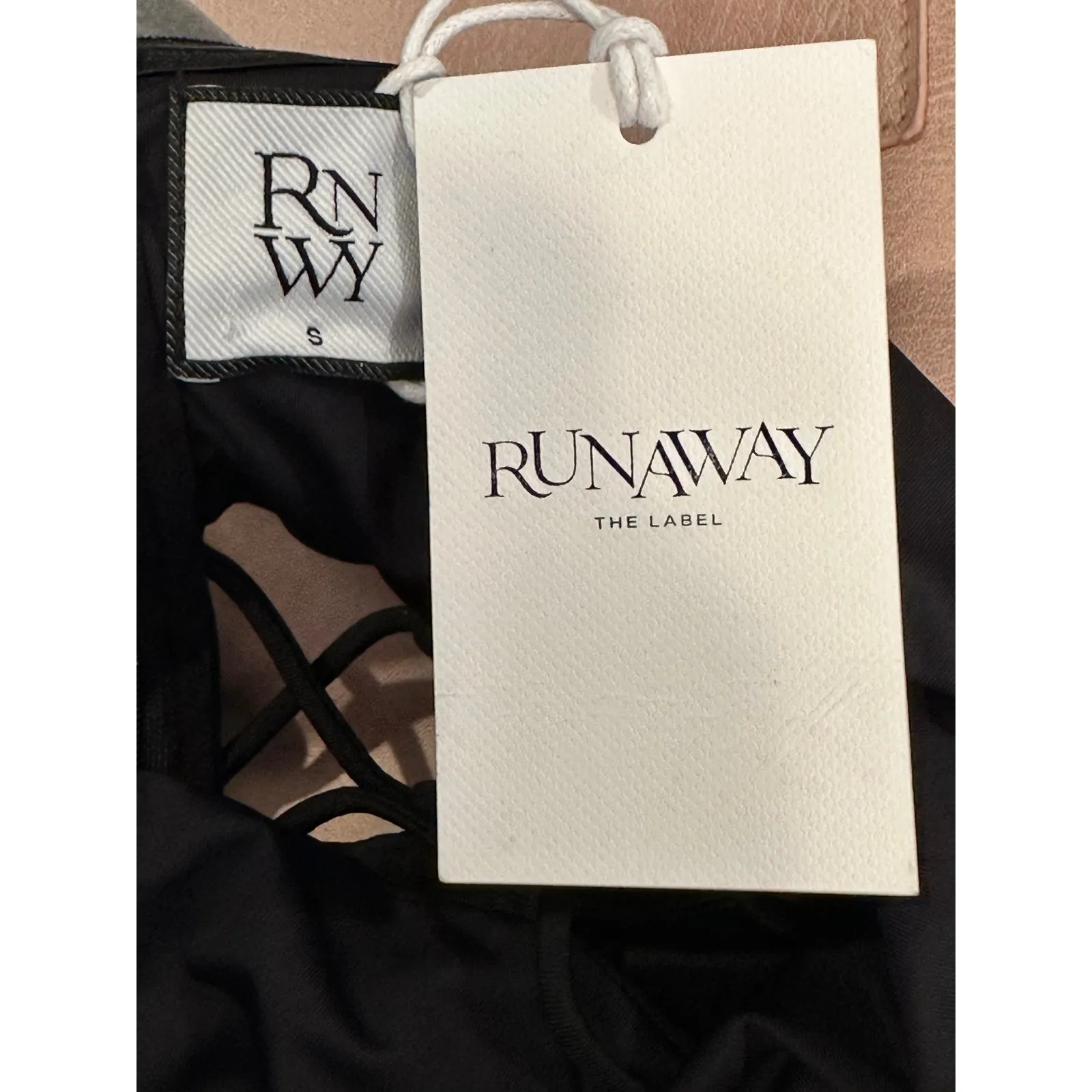 Runaway The Label Mae Partially See Through Maxi Dress Black S - Image 14