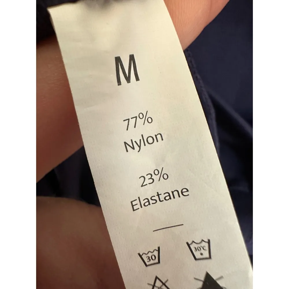 Athletic Dress Unbranded Size Medium Back Cut Out Navy Spaghetti Strap Tank Blue - Image 3