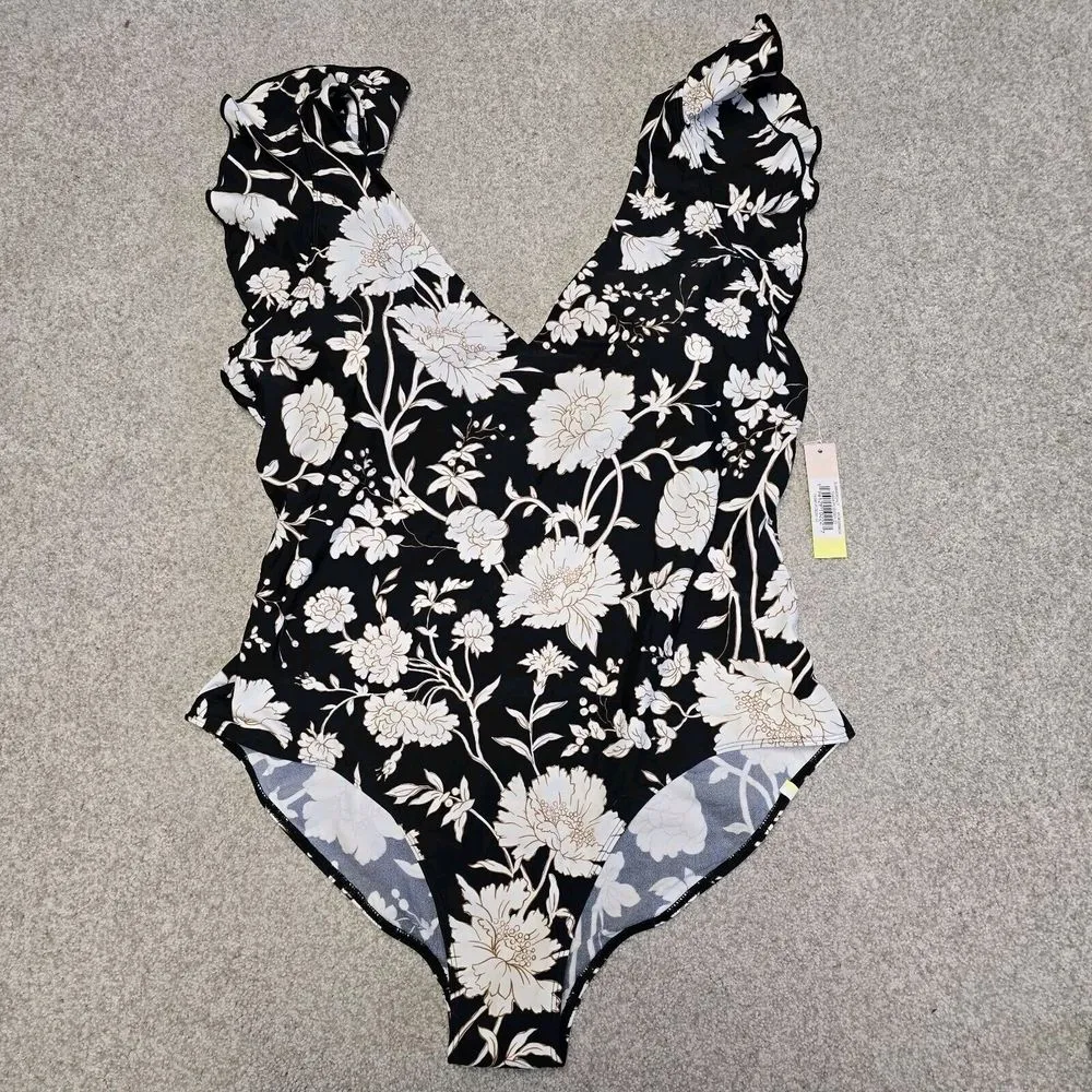 NEW Summersalt Ruffle Backflip One Piece Swimsuit Paradise Floral W/Skirt Sz 22 - Image 2