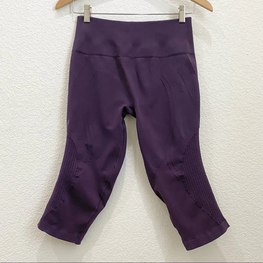 Lululemon Flow & Go Deep Zinfandel Crop Pant - Image 6