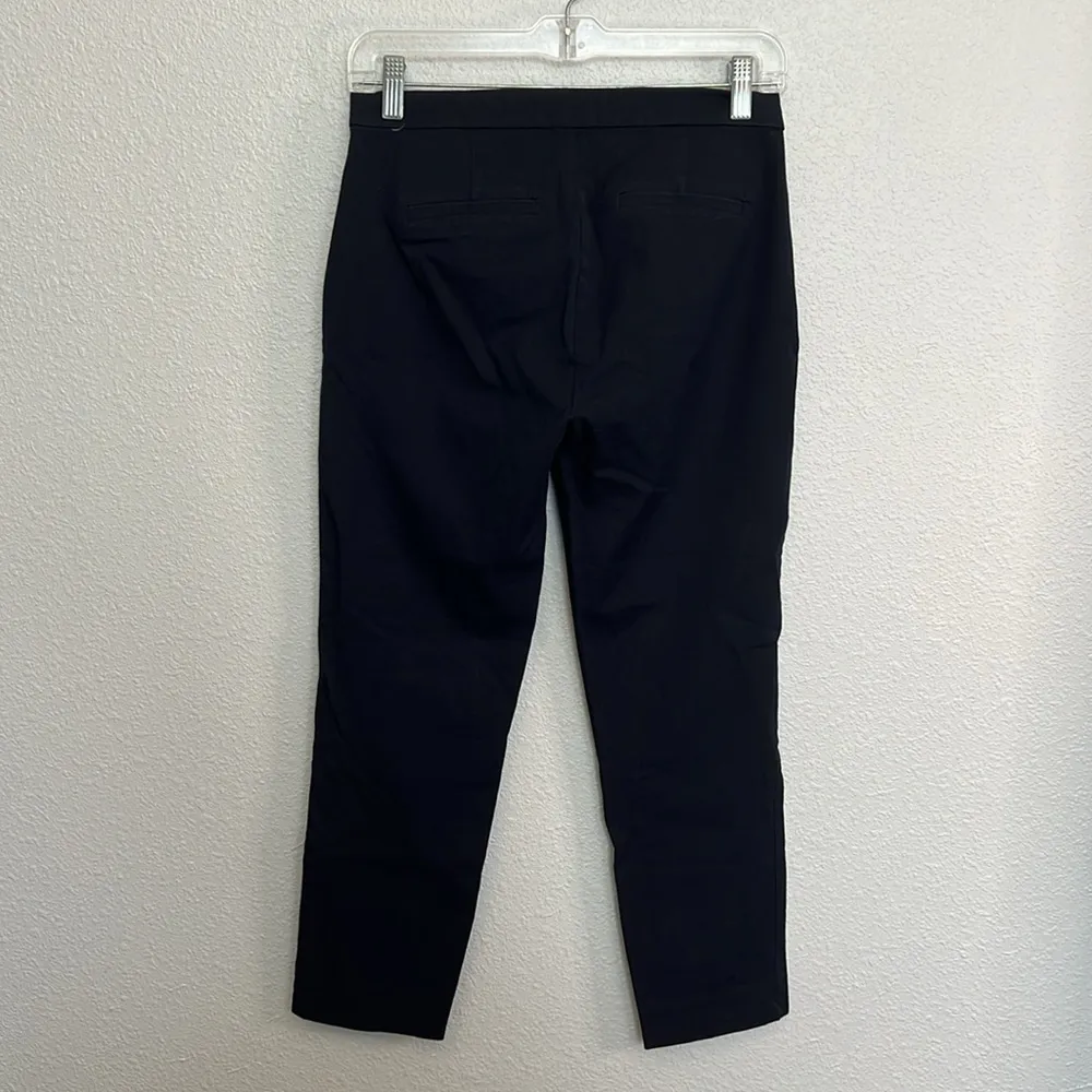 JCrew Martie Pant Bi Stretch Cotton Crop Pants Blue Size 2 - Image 11
