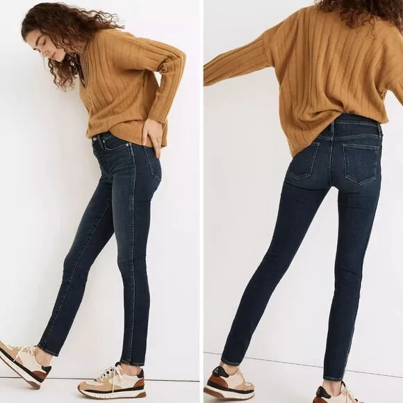 NEW Madewell 10" High-Rise Skinny Jeans in Marengo Wash: Instacozy Edition,‎ 27 - Image 4
