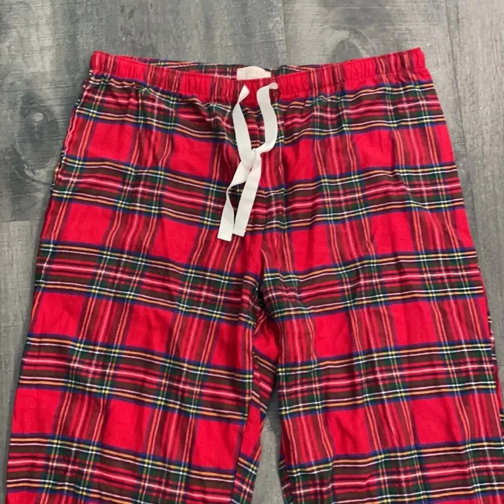 Love by Gap red plaid pajama set size large NEW - Image 6