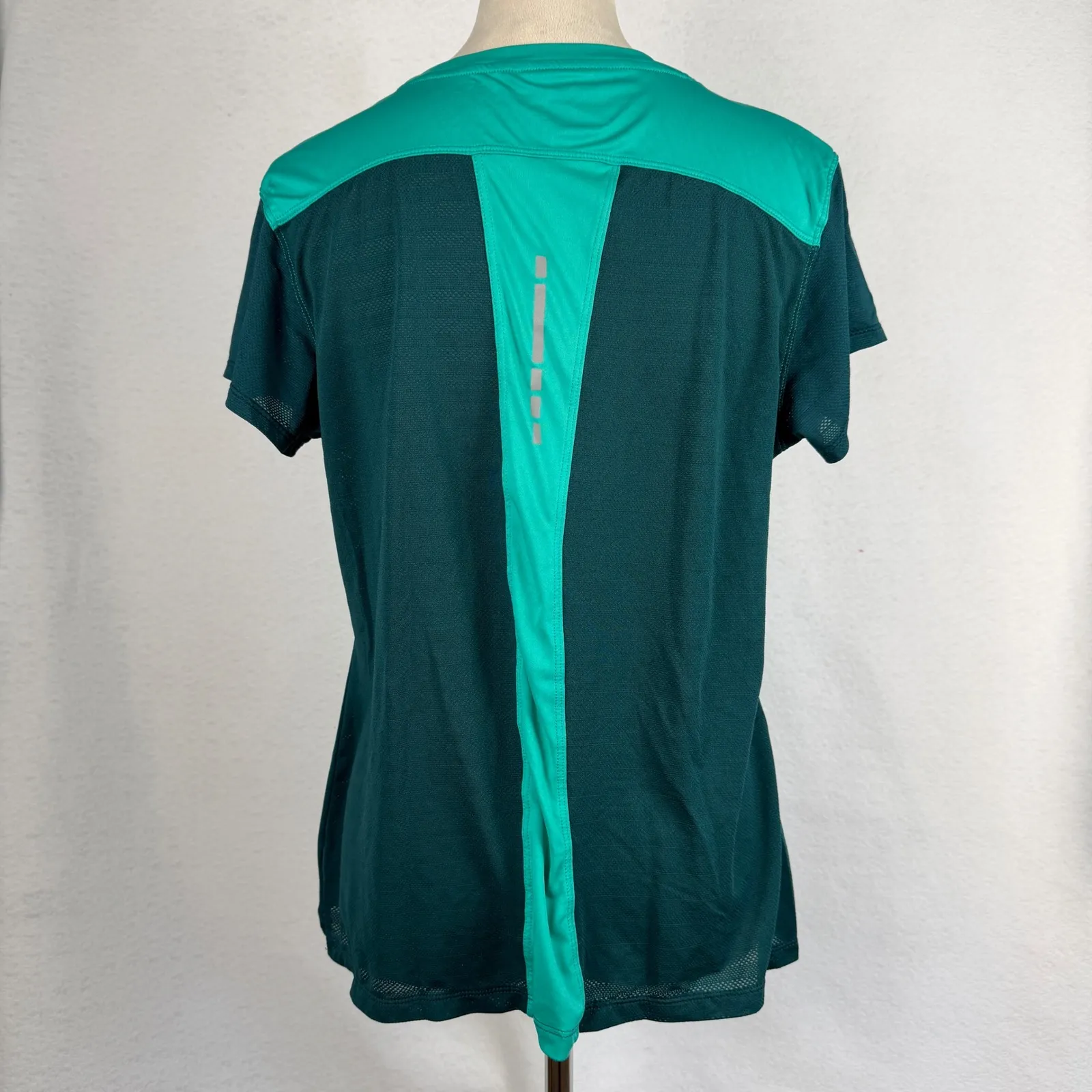Avia Teal Dark Green Colorblock Athletic TShirt Top Women XL Sporty Athleisure - Image 4