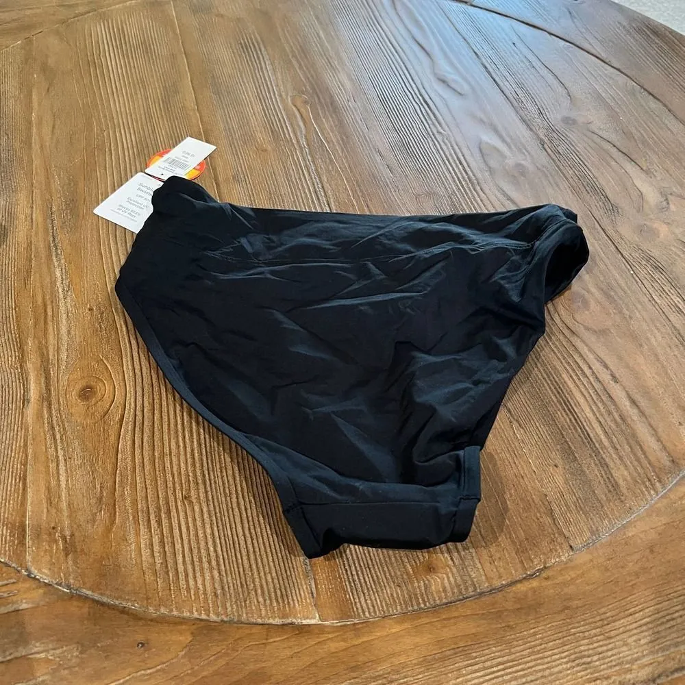 L.L.Bean  Size 10 Black Swim Bikini Bottoms - Image 3