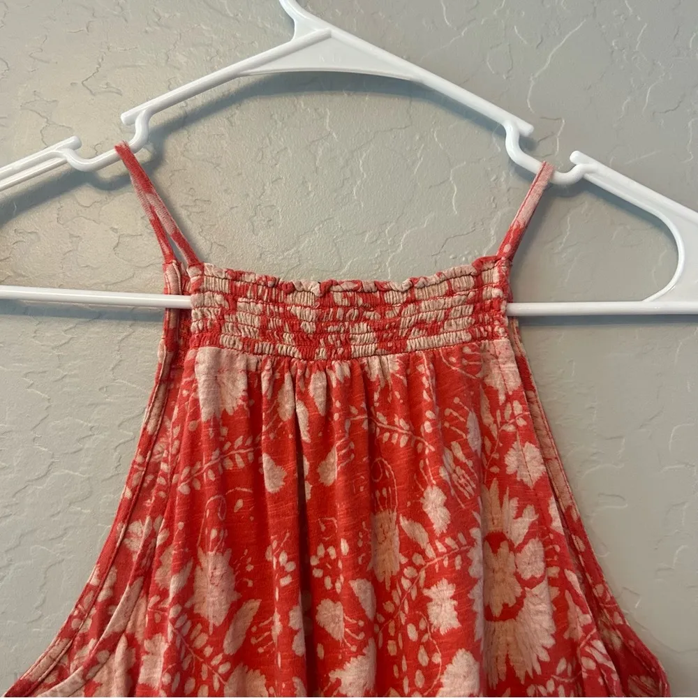 Lucky Brand orange floral print sundress size XS - Image 8