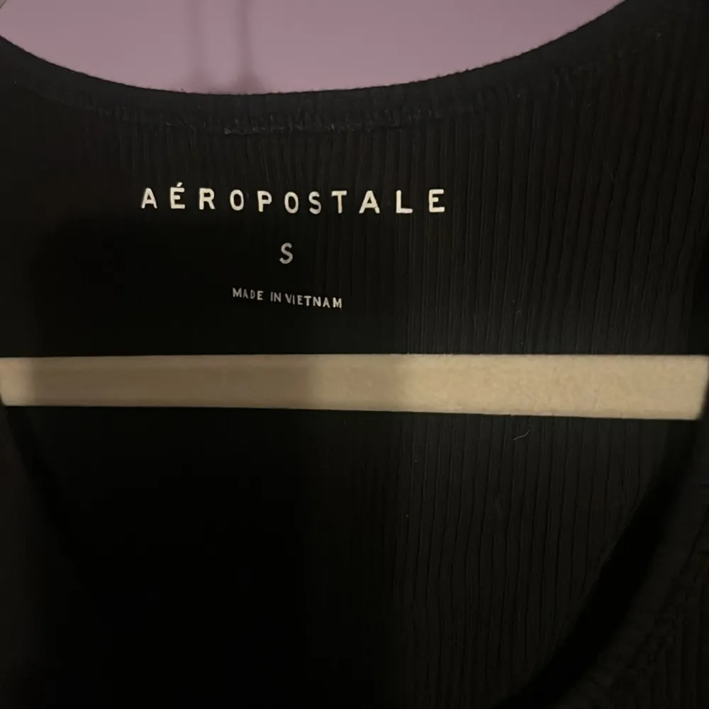 Aeropostale Black Button-Front Tank Top - Image 2