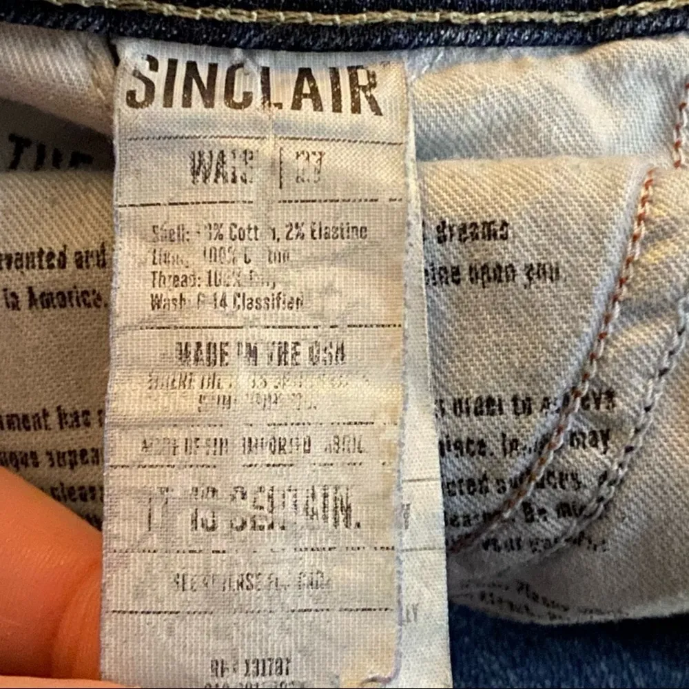 Sinclair Mfrgp Elon the Stick‎ Skinny Jeans Size 27 Blue - Image 12