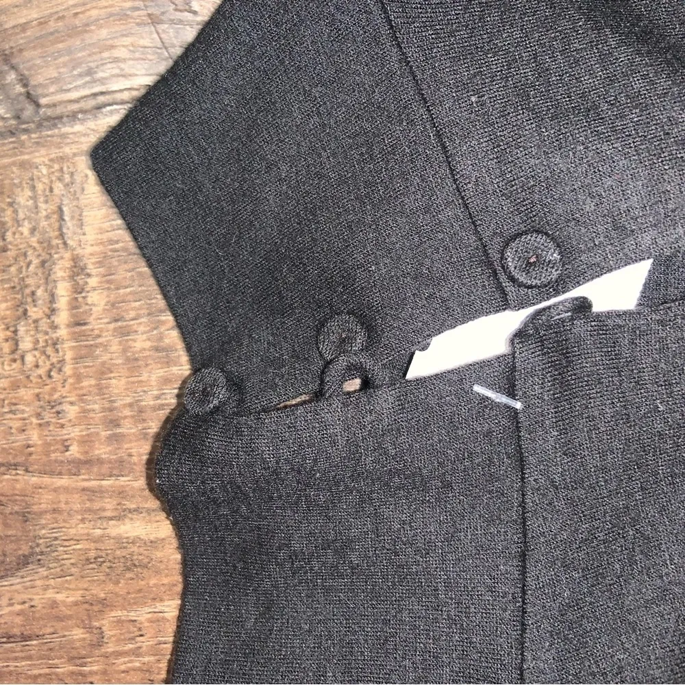 Lebeige Korean brand luxury silk cashmere blend turtleneck neck tunic pocket Green - Image 8