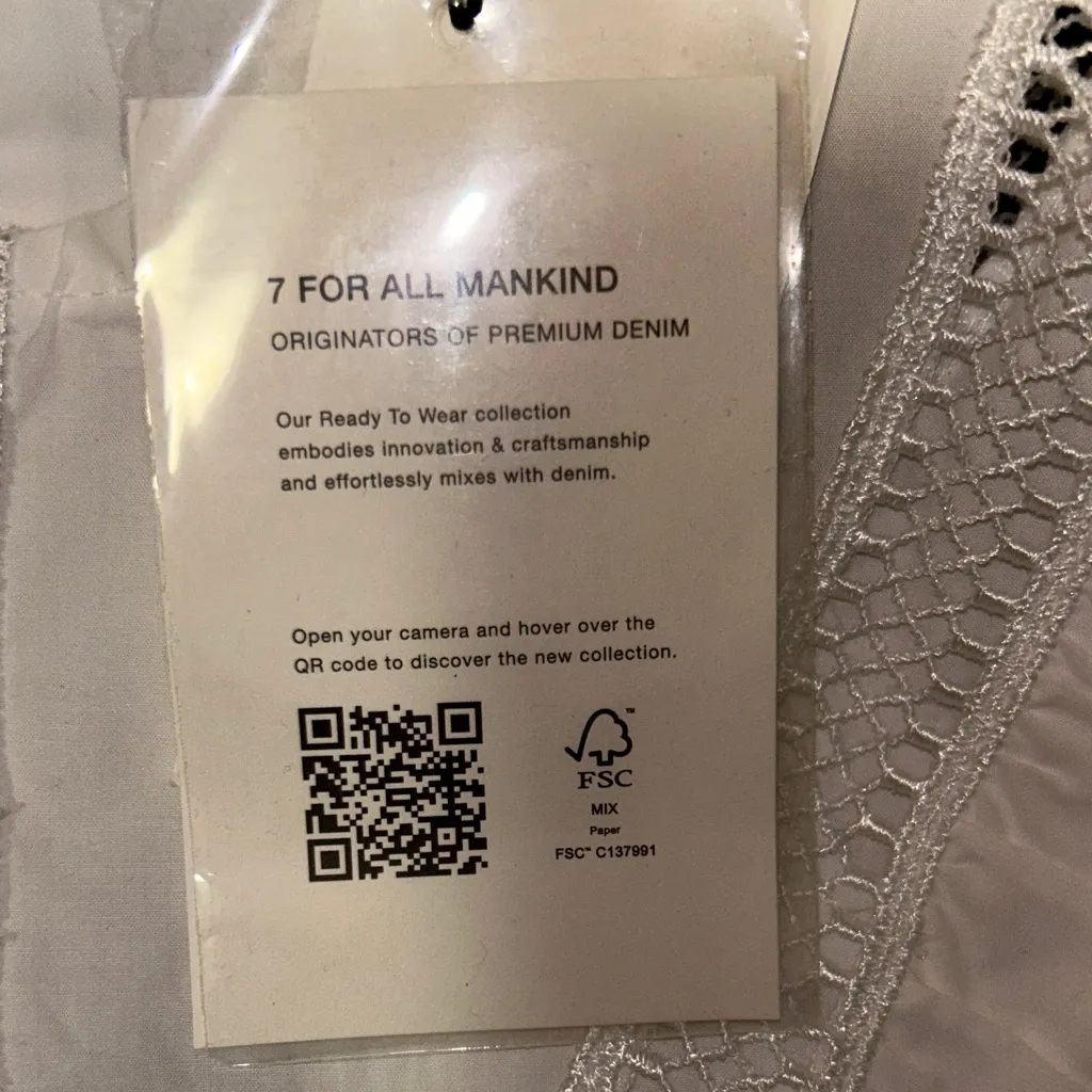 7 For All Mankind  Ruffle Top - Image 7