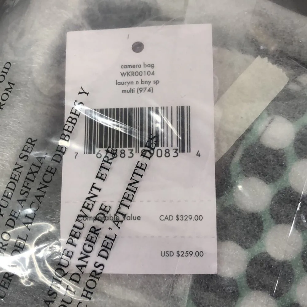 NEW Kate Spade Lauryn Multi Color Camera Bag - Image 5