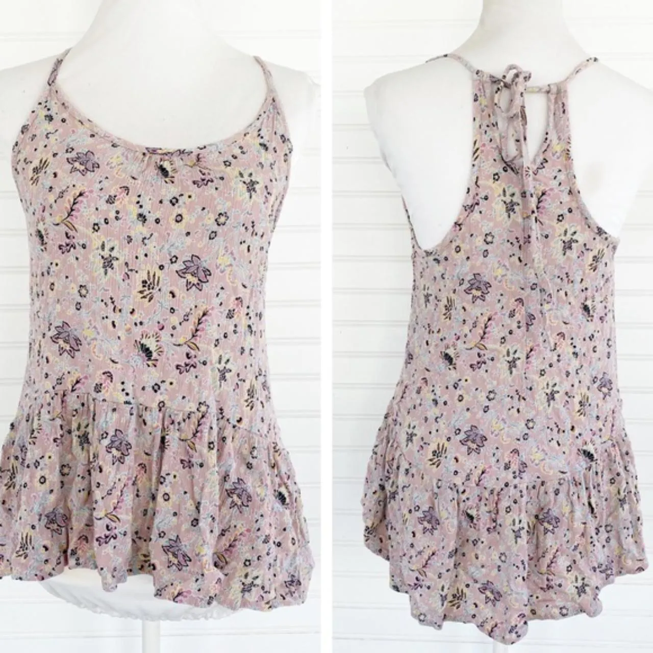 Mossimo Pink Floral Blouse Size M - Image 2