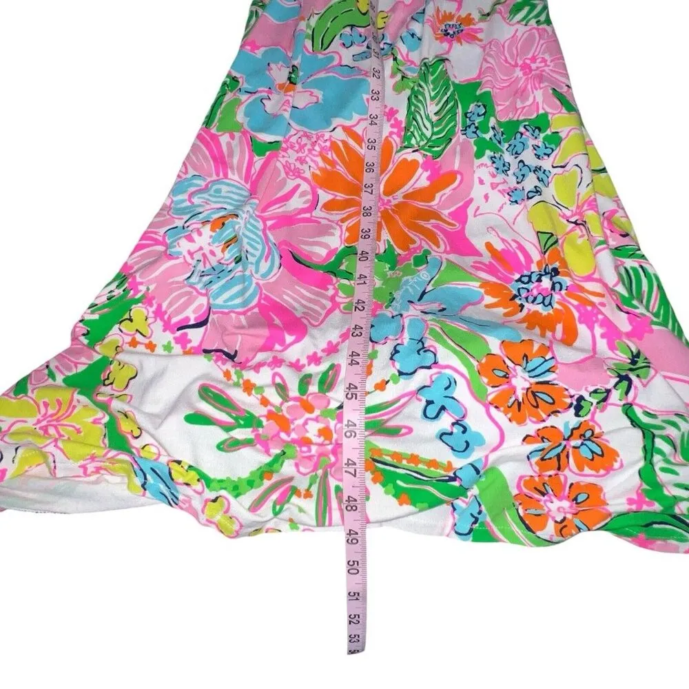 Lilly Pulitzer x Target Maxi Long Dress Nosey Posey‎ Strapless Floral Size Small - Image 7