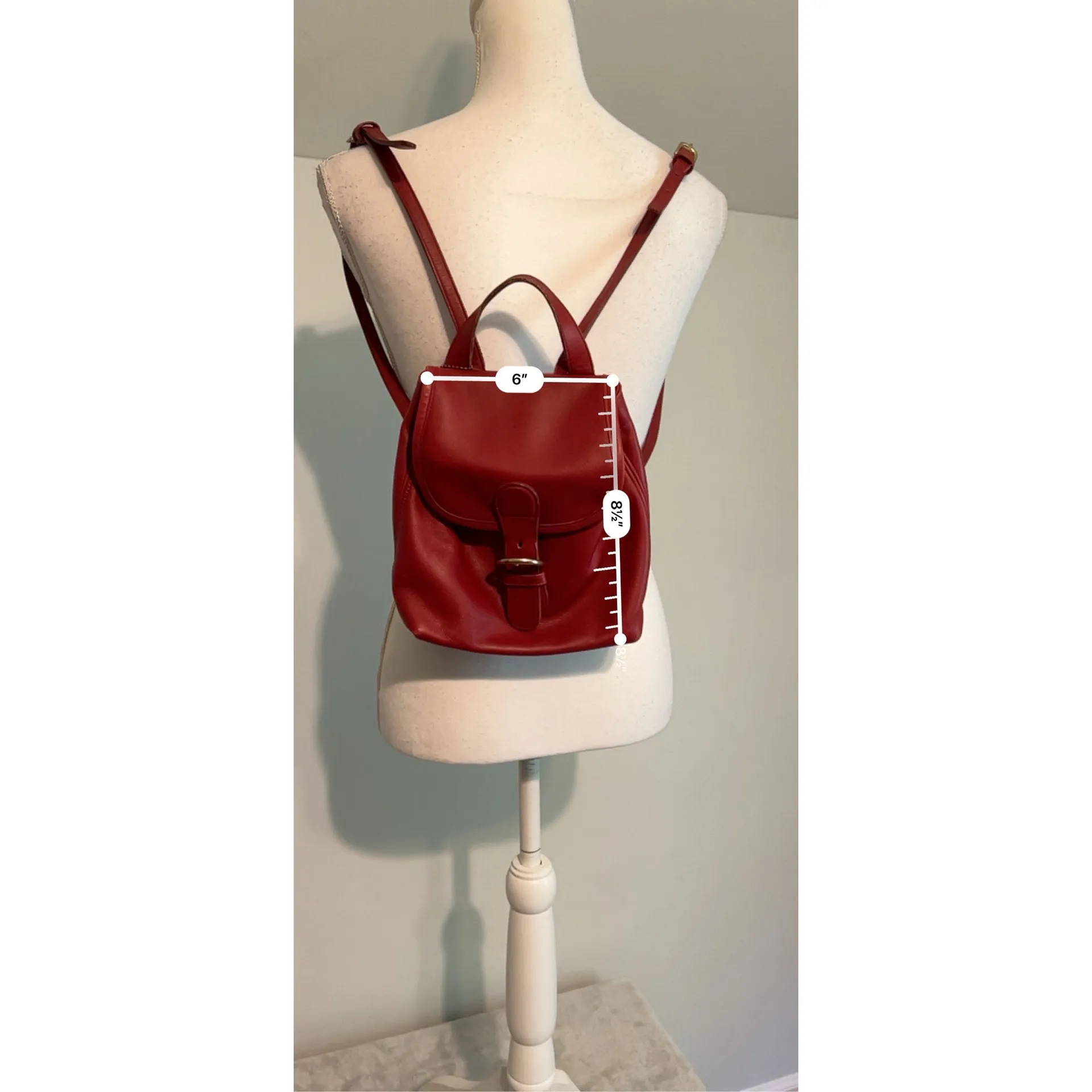 COACH RED Vintage Bantam Soho Daypack 4152 Mini Backpack - Image 12